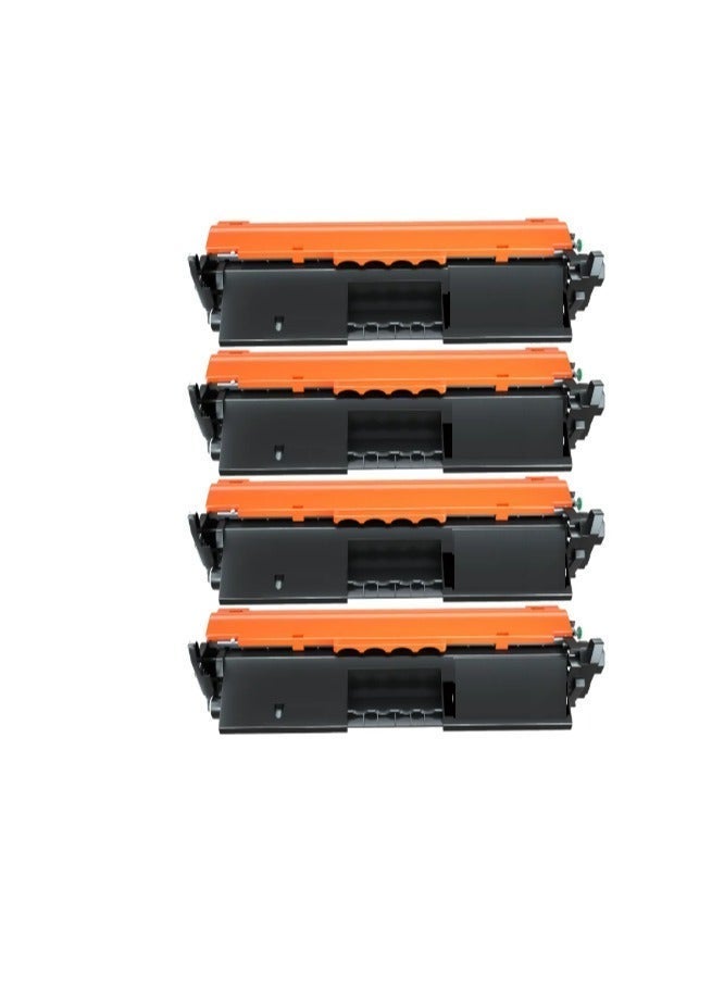 اينك باور خرطوشة حبر 17A CF217A (4 قطع) متوافقة مع طابعة HP LaserJet Pro M102 M102a M102w M130 M130a M130fn M130fw M130nw M132 M132a M132fn M132fp M132fw Printer M132n w M132sfnw M132snw (أسود 4 حبات) - Image 2